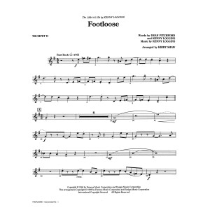Footloose (arr. Kirby Shaw) - Bb Trumpet 2