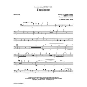 Footloose (arr. Kirby Shaw) - Trombone