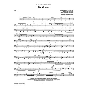 Footloose (arr. Kirby Shaw) - Bass