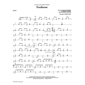 Footloose (arr. Kirby Shaw) - Drums
