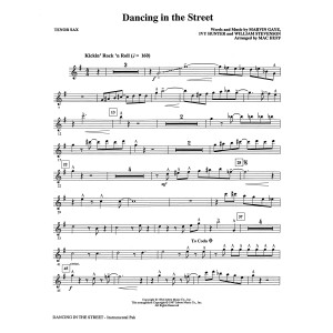 Dancing in the Street (arr. Mac Huff) - Tenor Sax