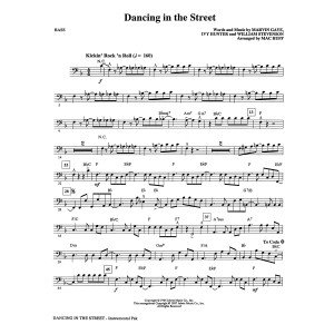 Dancing in the Street (arr. Mac Huff) - Bass