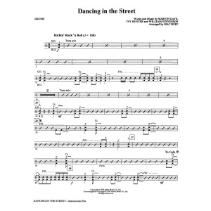 Dancing in the Street (arr. Mac Huff) - Drums