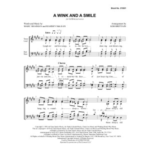 A Wink And A Smile (arr. Kim Brittain)