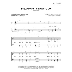 Breaking Up Is Hard To Do (arr. Tom Campbell)