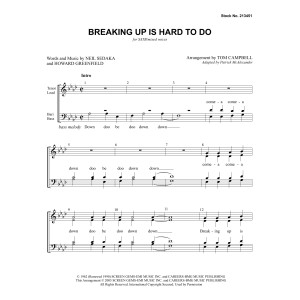 Breaking Up Is Hard To Do (arr. Tom Campbell)