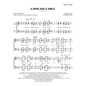 A Wink And A Smile (arr. Kim Brittain)
