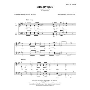 Side By Side (arr. Tom Gentry)
