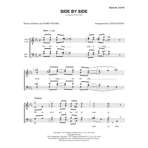 Side By Side (arr. Tom Gentry)