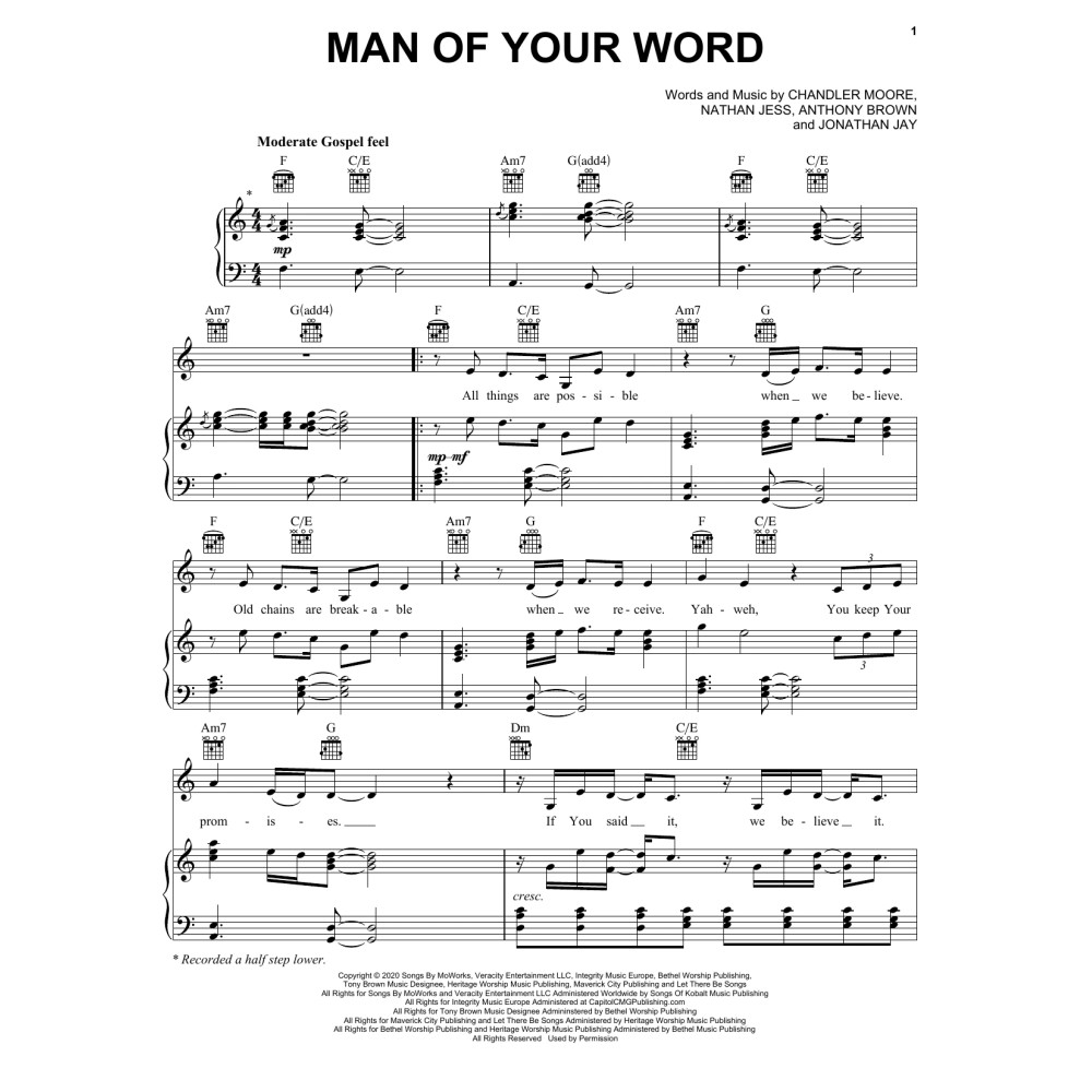 Man Of Your Word (feat. Chandler Moore & KJ Scriven)