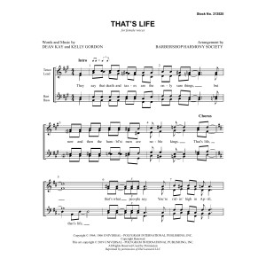 That's Life (arr. Barbershop Harmony Society)