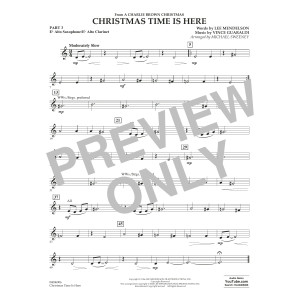Christmas Time Is Here (arr. Michael Sweeney) - Pt.3 - Eb Alto Sax/Alto Clar.