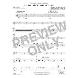 Christmas Time Is Here (arr. Michael Sweeney) - Percussion 1