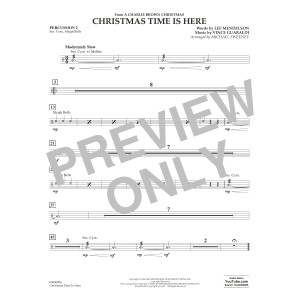 Christmas Time Is Here (arr. Michael Sweeney) - Percussion 2