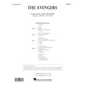 The Avengers (arr. Robert Longfield) - Conductor Score (Full Score)