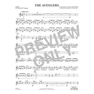 The Avengers (arr. Robert Longfield) - Pt.1 - Bb Clarinet/Bb Trumpet