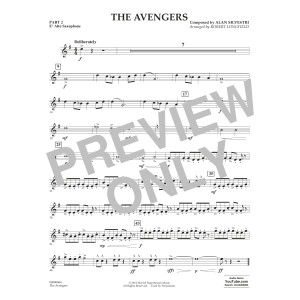 The Avengers (arr. Robert Longfield) - Pt.2 - Eb Alto Saxophone