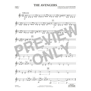 The Avengers (arr. Robert Longfield) - Pt.3 - F Horn