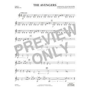The Avengers (arr. Robert Longfield) - Pt.4 - Baritone T.C.