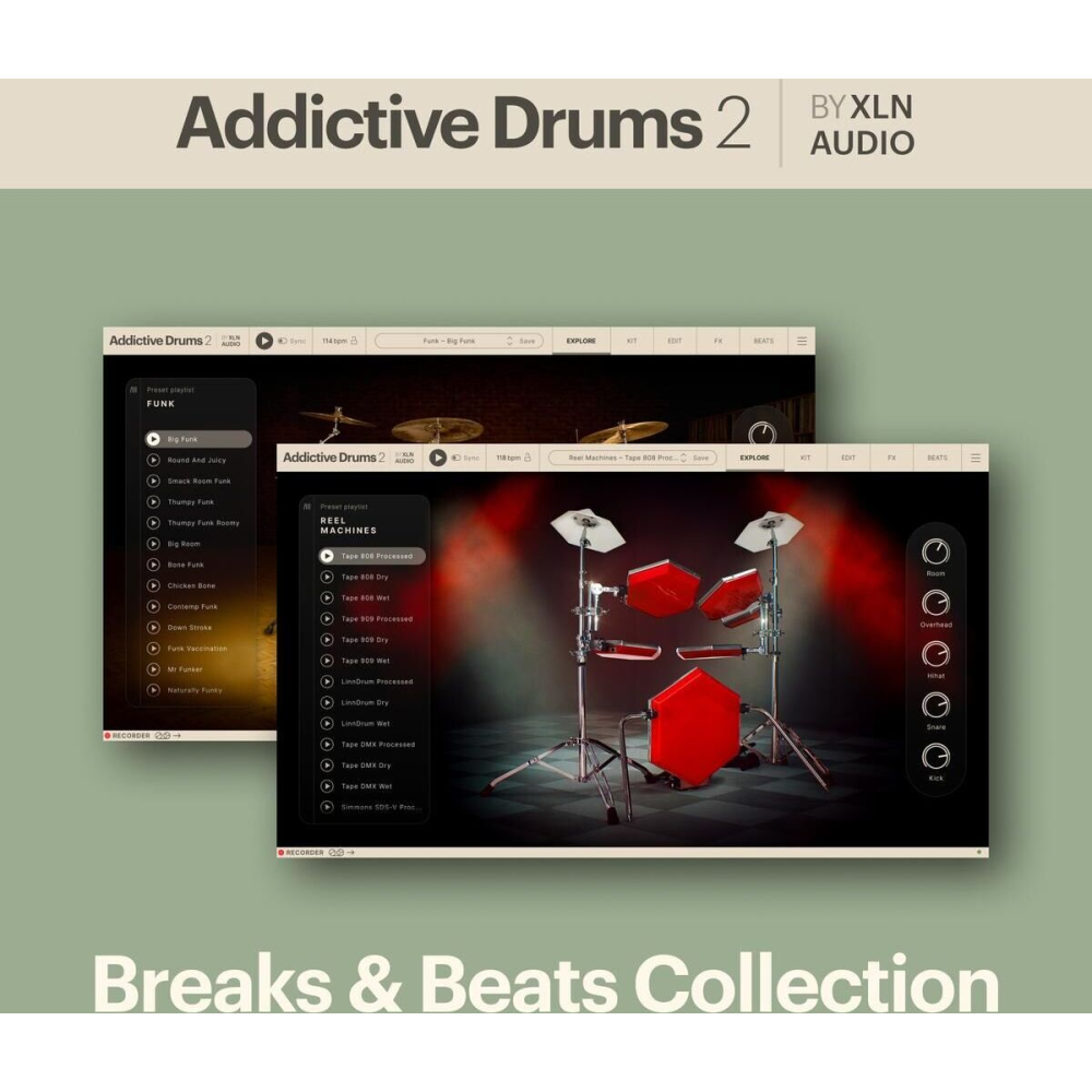 XLN Audio Addictive Drums 2 : Collection Breaks & Beats
