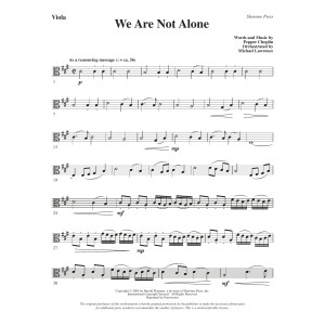 We Are Not Alone - Viola