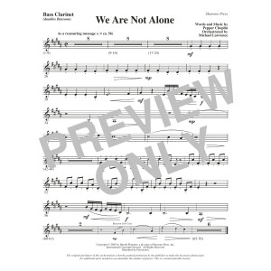 We Are Not Alone - Bass Clarinet (sub. Bassoon)