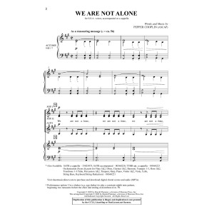 We Are Not Alone