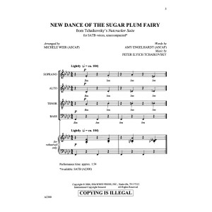 New Dance For The Sugar Plum Fairy (from Tchaikovsky's The Nutcracker Suite) (arr. Michele Weir)