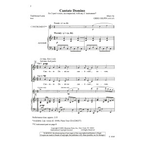 Cantate Domino