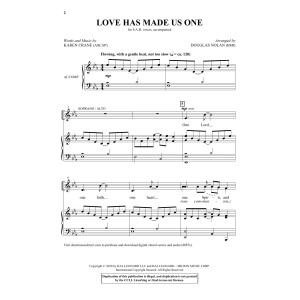 Love Has Made Us One (arr. Douglas Nolan)