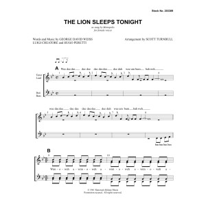The Lion Sleeps Tonight (arr. Scott Turnbull)