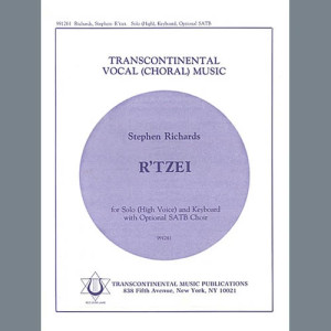 R'Tzei (for Solo High Voice with optional SATB Choir)