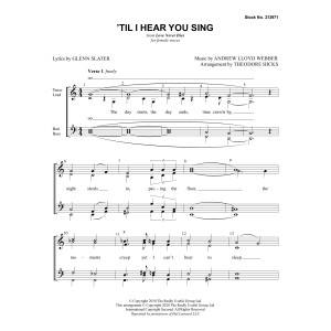 'Til I Hear You Sing (from Love Never Dies) (arr. Theodore Hicks)