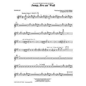 Jump, Jive An' Wail (arr. Mac Huff) - Tenor Sax