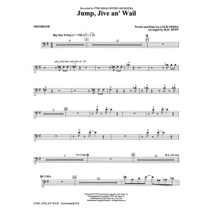 Jump, Jive An' Wail (arr. Mac Huff) - Trombone