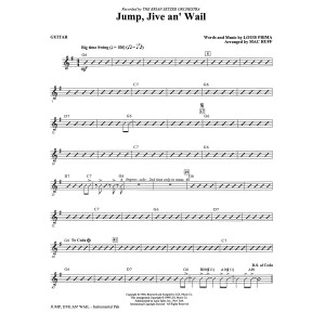 Jump, Jive An' Wail (arr. Mac Huff) - Guitar