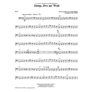 Jump, Jive An' Wail (arr. Mac Huff) - Acoustic Bass