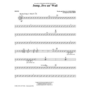 Jump, Jive An' Wail (arr. Mac Huff) - Drums