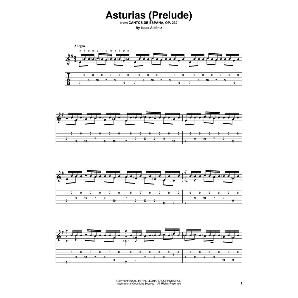 Asturias (Prelude)