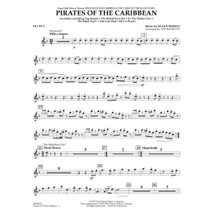 Pirates of the Caribbean (arr. Ted Ricketts) - Flute 2