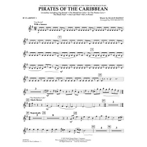Pirates of the Caribbean (arr. Ted Ricketts) - Bb Clarinet 1
