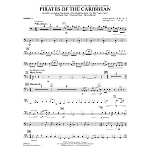 Pirates of the Caribbean (arr. Ted Ricketts) - Bassoon