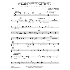 Pirates of the Caribbean (arr. Ted Ricketts) - F Horn 3