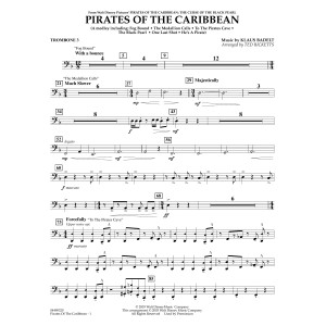 Pirates of the Caribbean (arr. Ted Ricketts) - Trombone 3