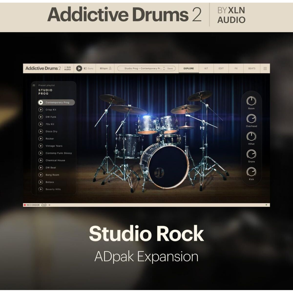 XLN Audio AD2 : Studio Rock