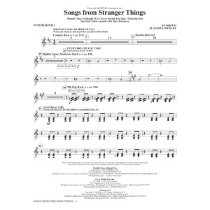 Songs from Stranger Things (arr. Alan Billingsley) - Synthesizer I