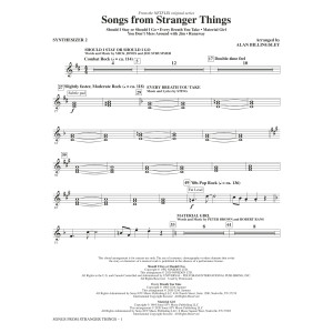 Songs from Stranger Things (arr. Alan Billingsley) - Synthesizer II