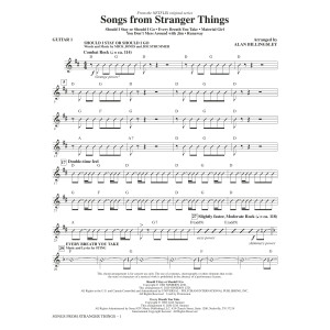 Songs from Stranger Things (arr. Alan Billingsley) - Guitar 1