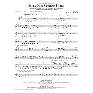Songs from Stranger Things (arr. Alan Billingsley) - Guitar 2