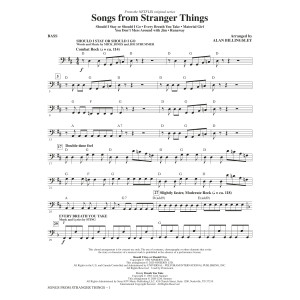 Songs from Stranger Things (arr. Alan Billingsley) - Bass